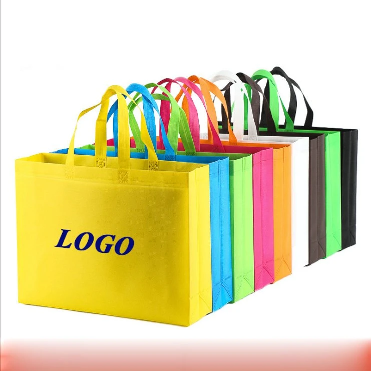 Impreso personalizado Eco baratos Tejida PP Shopping Bag bolsas TNT Reciclar Bolsa no tejido