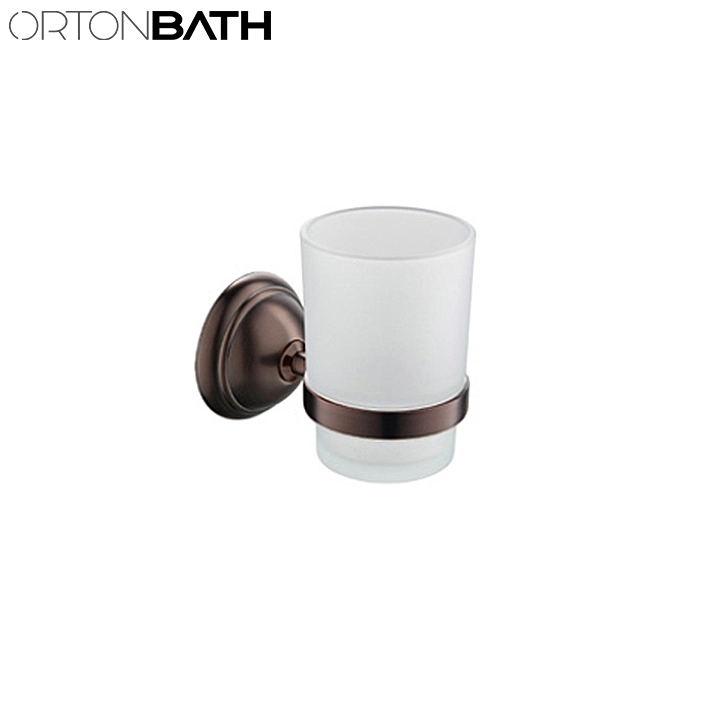 Ortonbath Round Base Zinc Ss Bathroom Hardware Set Adjustable Towel Bar, Toilet Paper Holder, Towel Ring Antique Bronze Bathroom Accessories Towel Rack