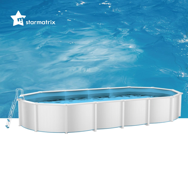 Resistente a UV piscina oval de água salgada Design do equipamento