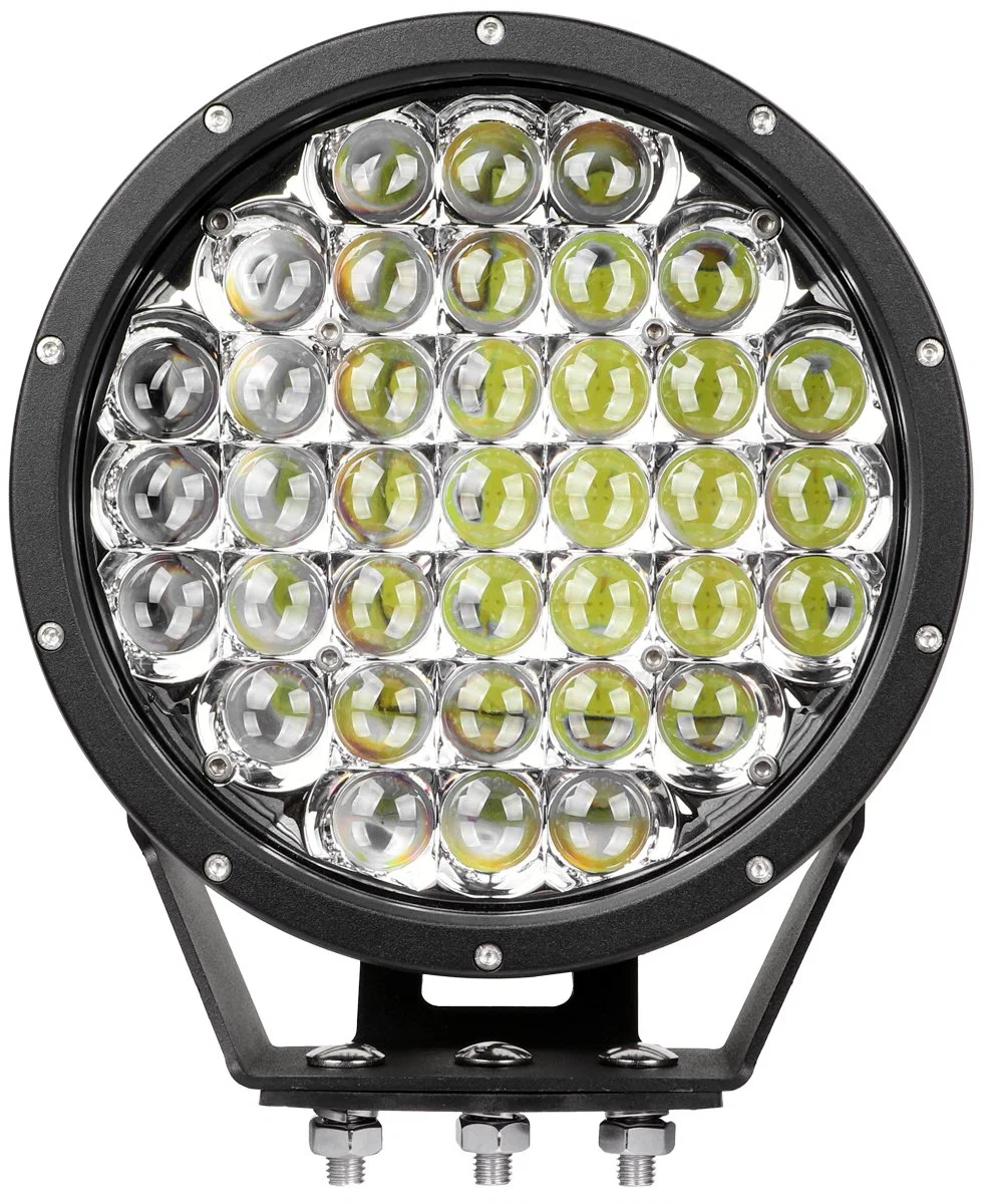 9.0 Inch 370W 4X4 Offroad Auxiliary 5D LED Driving Work Light Fog Lamp for Auto Car Truck Boat