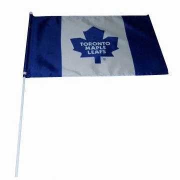 100% Polyester Hand Flag with Plastic Flag Pole (L-NF01F02020)