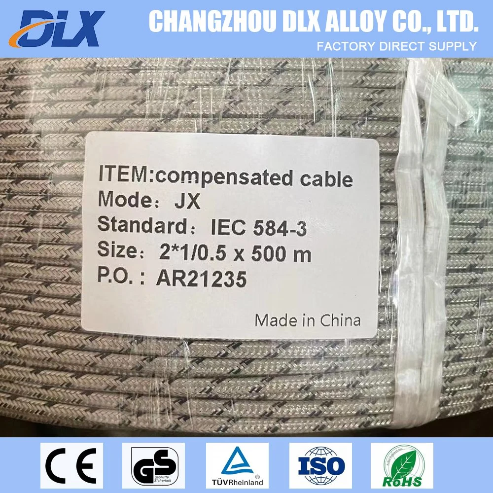 Good Price High quality/High cost performance K/J/E/T/N/R/S/PT100 FEP, PFA, PTFE, PVC Fiberglass Thermocouple Extension Wire High Temperature Sensor Compensation Cable