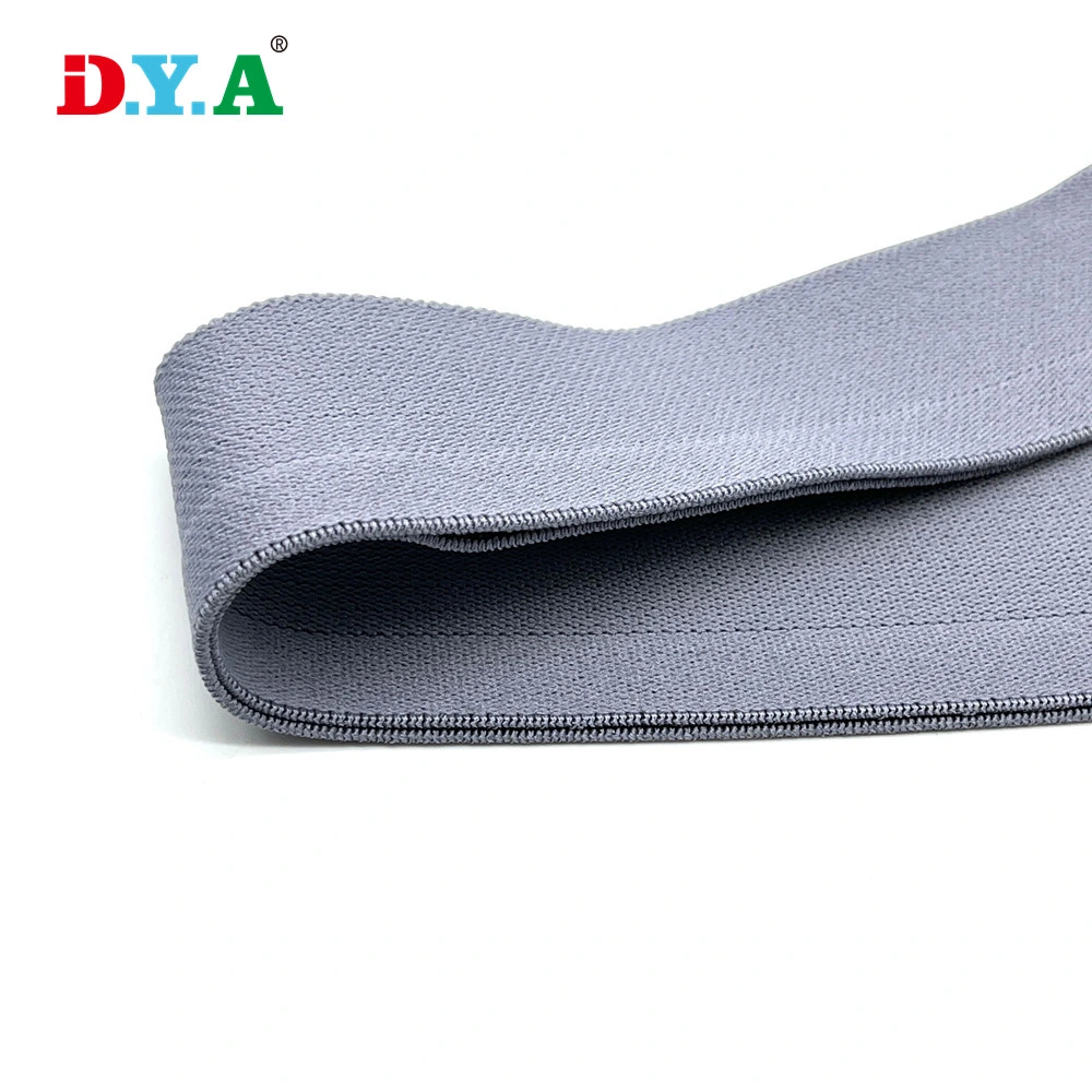 Stock 4cm Y Type Open Folded Elastic Band for Pants/Skirts Waistband