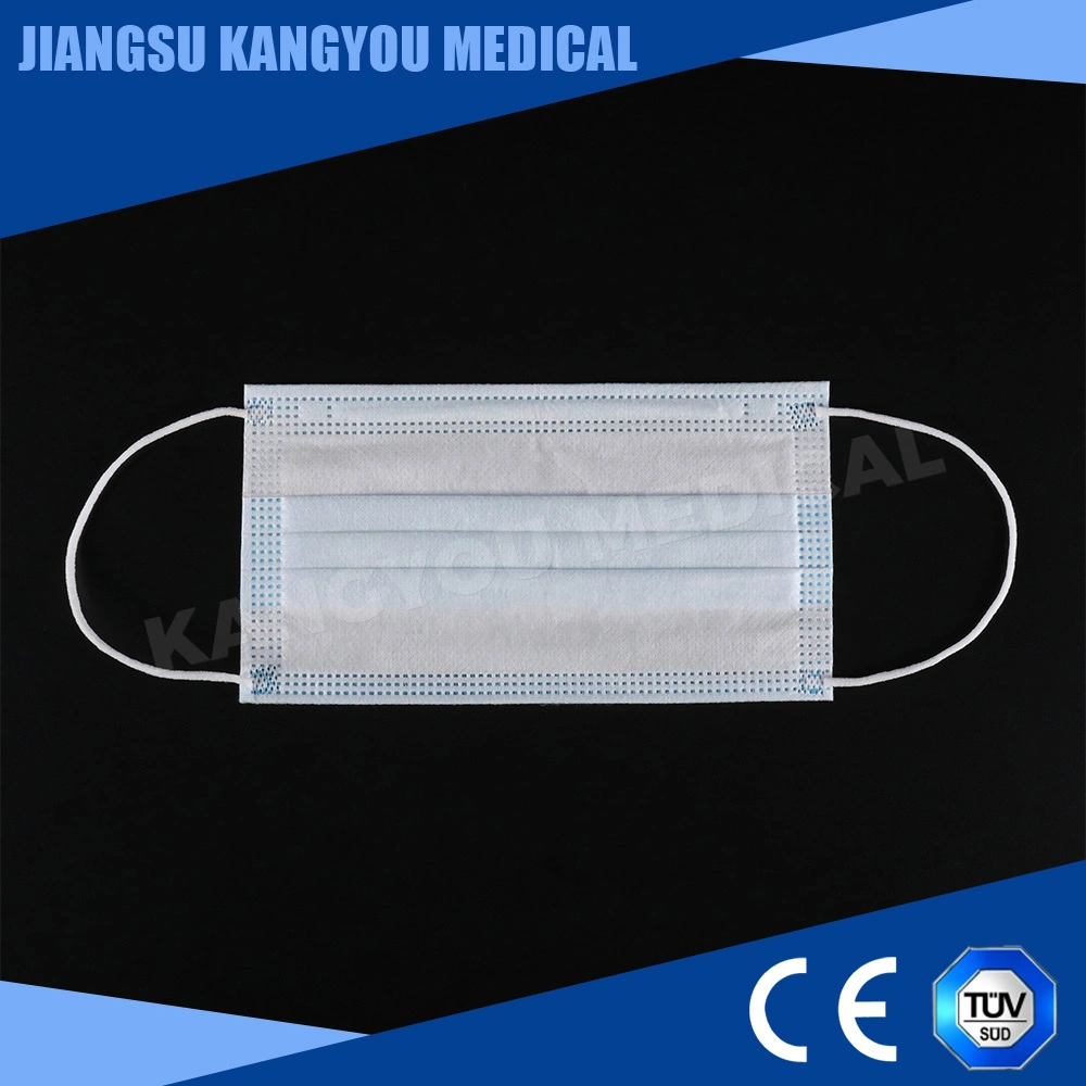 China Factory Sales Disposable Non Woven 3ply Face Mask for Protection