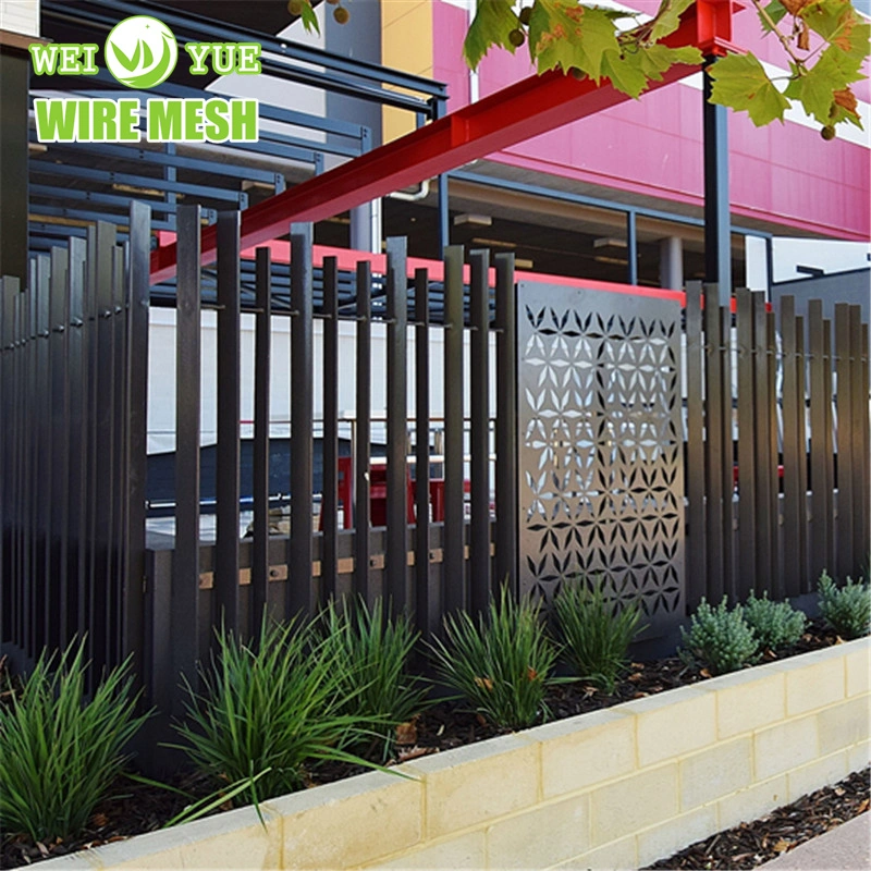 Laser Cut Outdoor Garden Metal Fencing Cortex Fence Perforated Metal Mesh