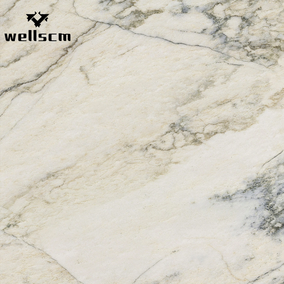 Marble Look Anti Slip Porcelain Floor Tiles Kitchen Counter Top