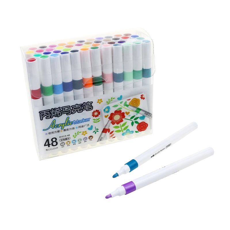 Wholesale/Supplier 48 Colors Graffiti Painting Acrylic Paint Marker Pen Set for Children