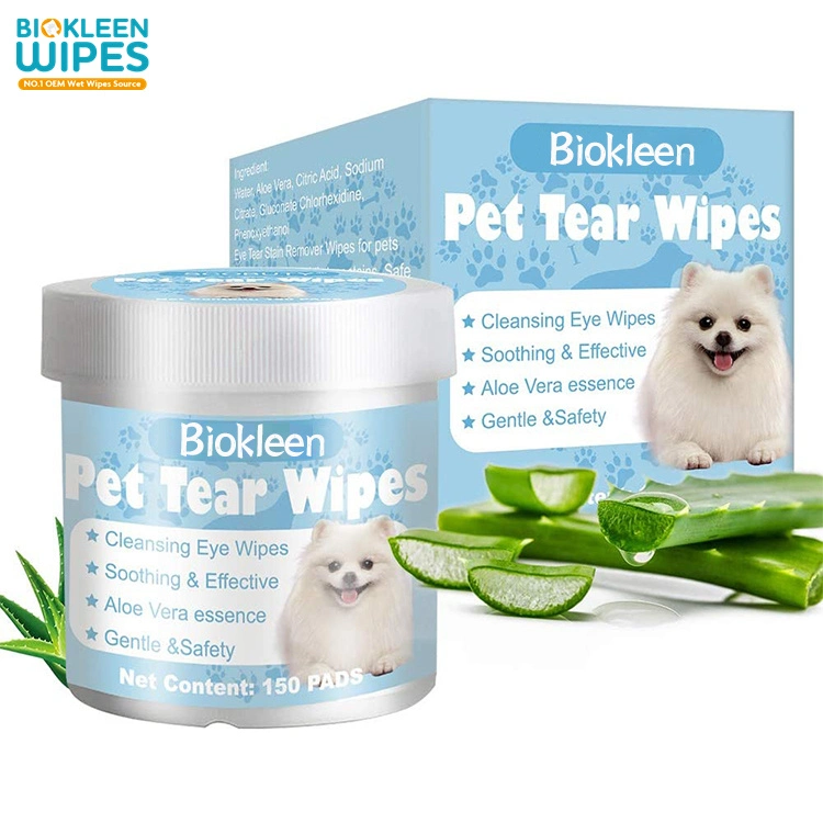 Disposable Pocket Hypoallergenic Customized Bath Wet Pet Cat Cleaning Bath Dander Allergy Grooming Wipes