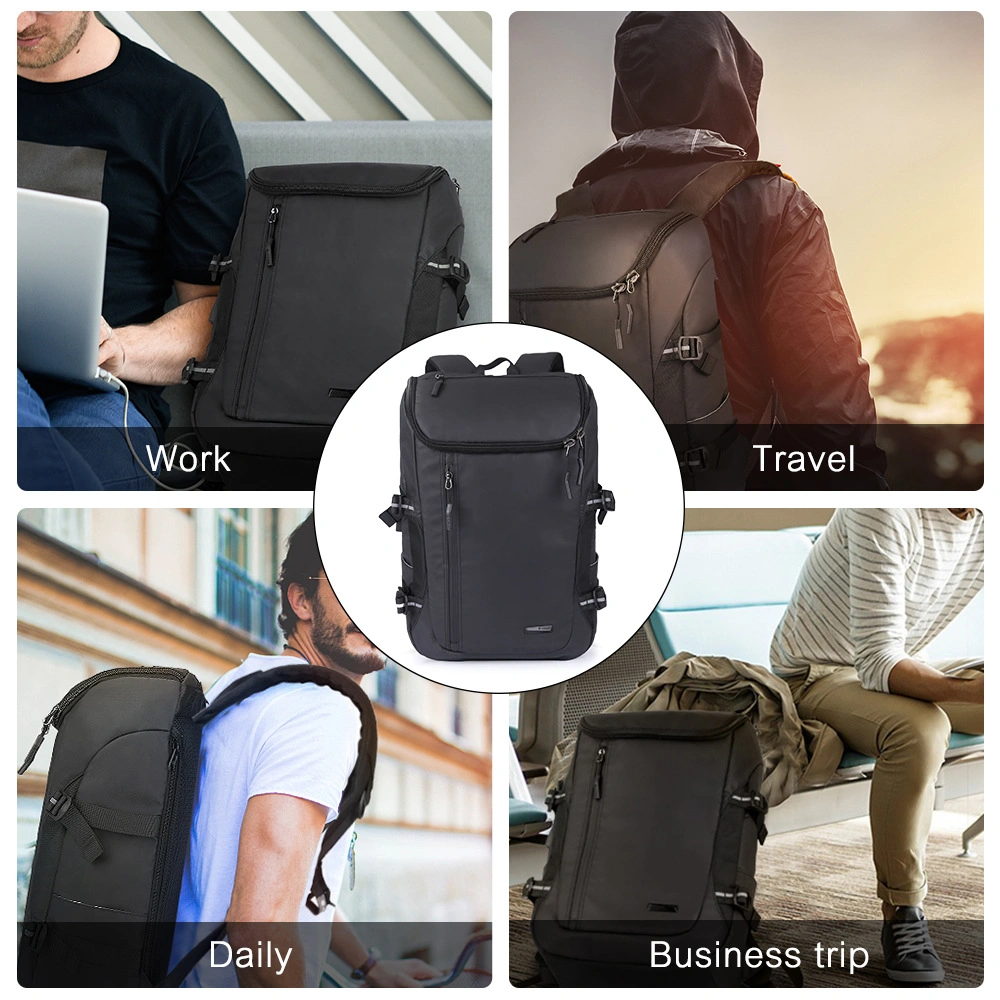 Water Resistant Double Shoulder Business Leisure Travel Computer Laptop Notebook College Students Backpack Pack Bag (CY3380)