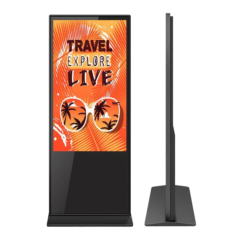 65 Inch Floor Stand Digital Signage LCD Display Advertising Screen Video Player