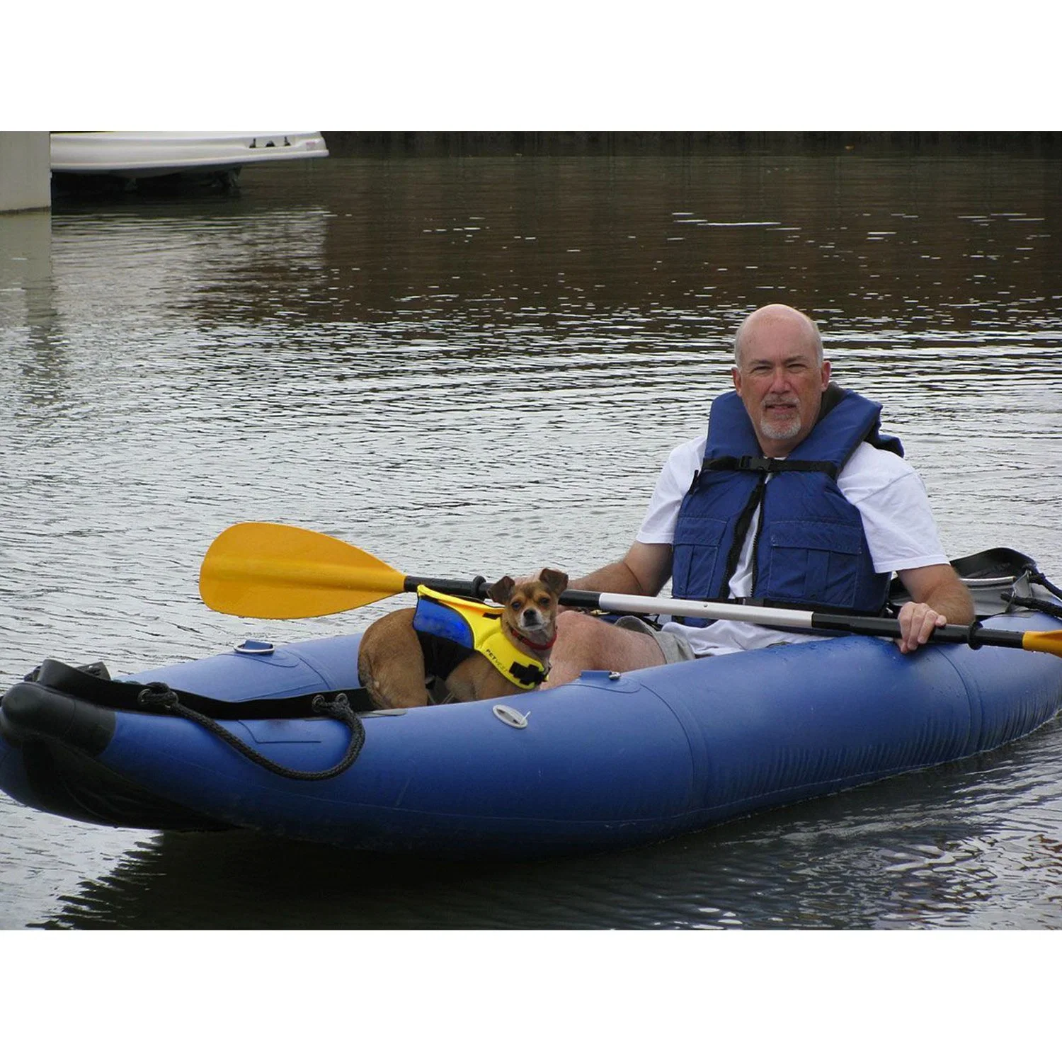 Asiento de un solo barco Canoa Kayak Pesca inflables