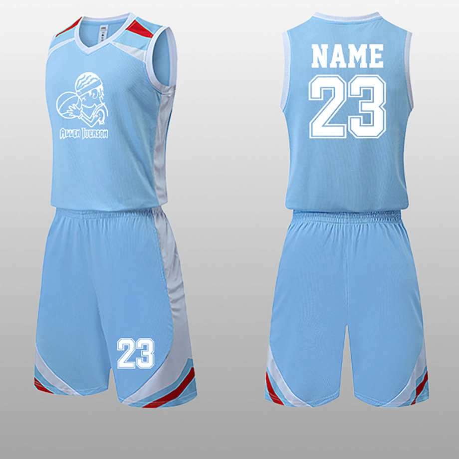 High quality/High cost performance  Adult Kids Sportswear Custom Quick Dry Colorful Basketball Uniform Set