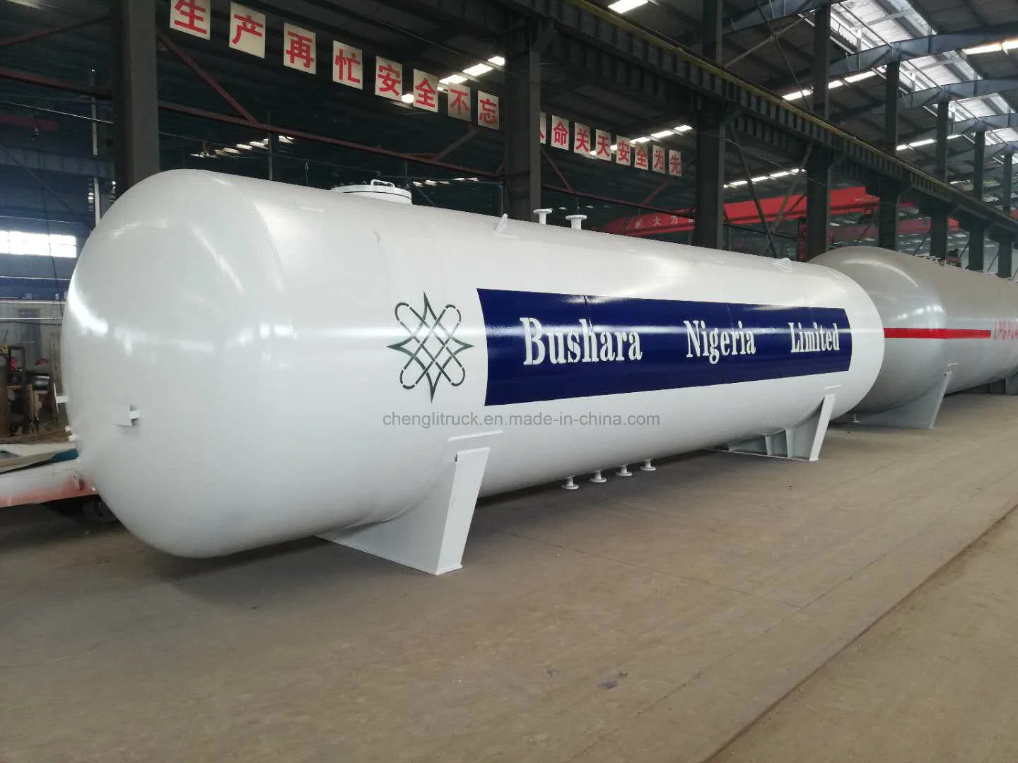 50m3 25ton LPG Bullet Storage Tanker Sirghaz for Nigeria