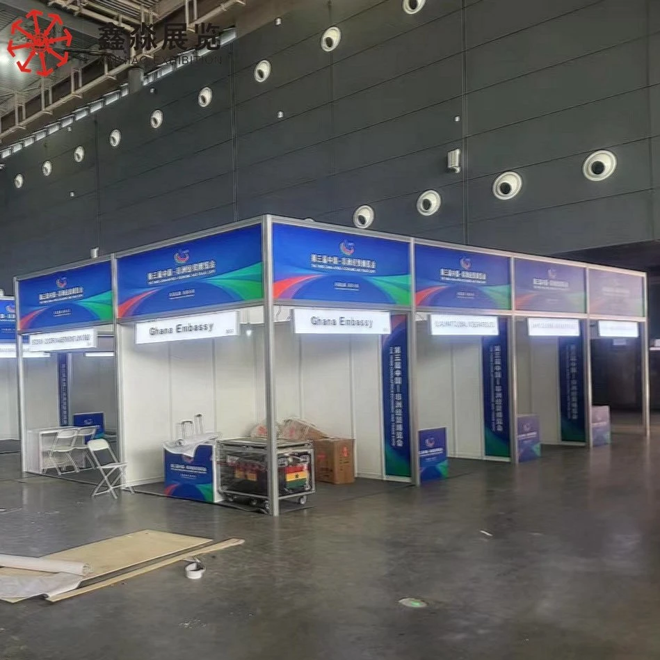 Exhibition Fair Display Stand Booth Sets Aluminum Profile Shell Scheme Booth