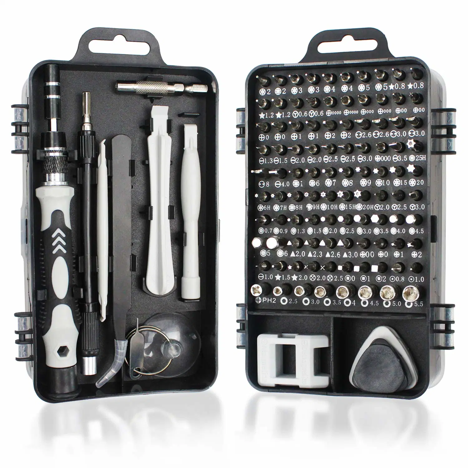 Mini Präzisions-Schraubendreher-Set 115 in 1 Professionelle Reparatur-Tool-Kit mit Magnetschrauber für Handy, Computer, Laptop, Uhr
