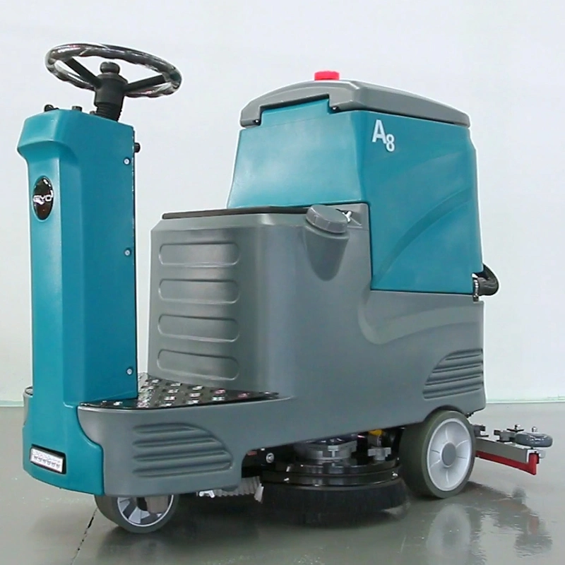 OEM Mini Battery Powered Electric Ride on Floor Cleaning Washing Scrubbing Machine