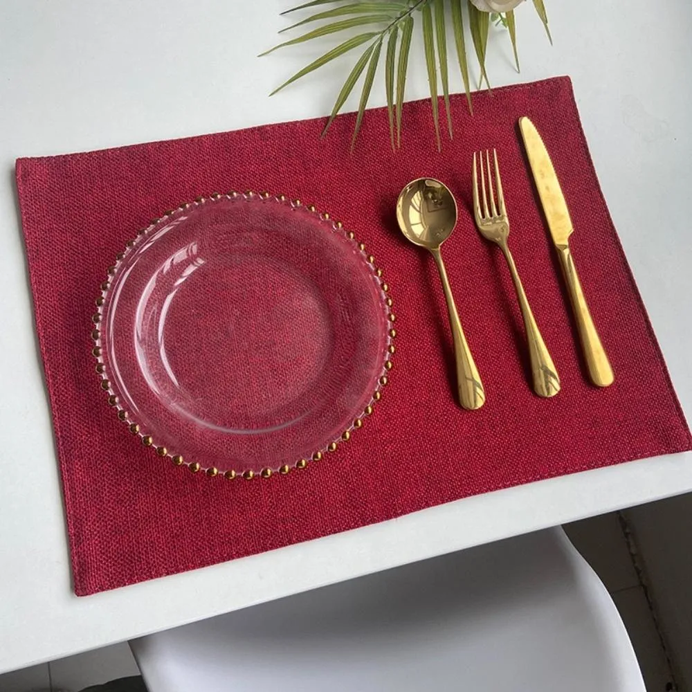 Table Placemats Heat Insulated PVC Placemats Table Mat Placemat for Ding Table Bowl Pads Drink Coasters Non-Slip Waterproof Table Mats Bl22094