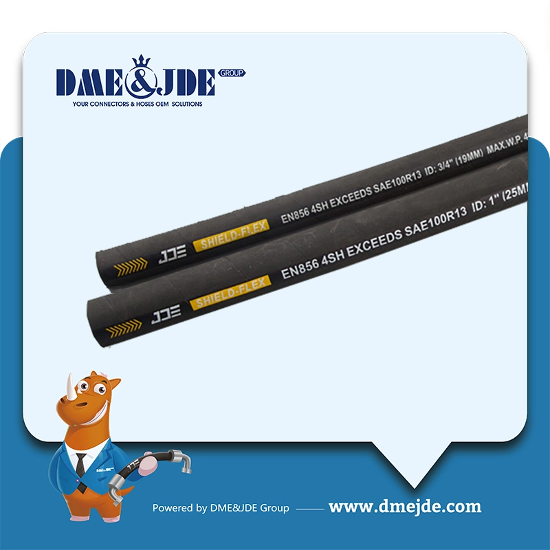 Wire Braided Hydraulic Hose with Smooth Cover R16