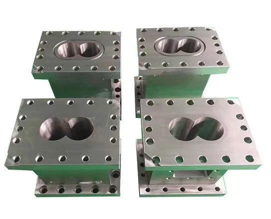 Parallel Bimetallic Twin Extruder Schraubenzylinder für Compoundierung Regranulierung PVC PE-Kunststoffmaschine