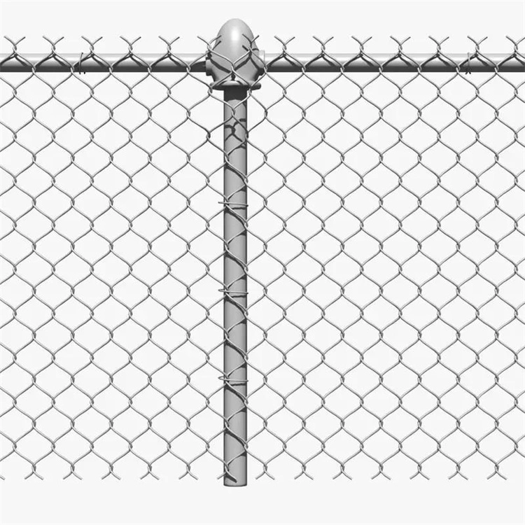 5%off galvanizado revestido de PVC Ciclone Elo da Corrente da malha em losango cerca de arame farpado utilizado na Fazenda Escola/sport/jardim/piscina Ângulo decorativas Zoneamento de post