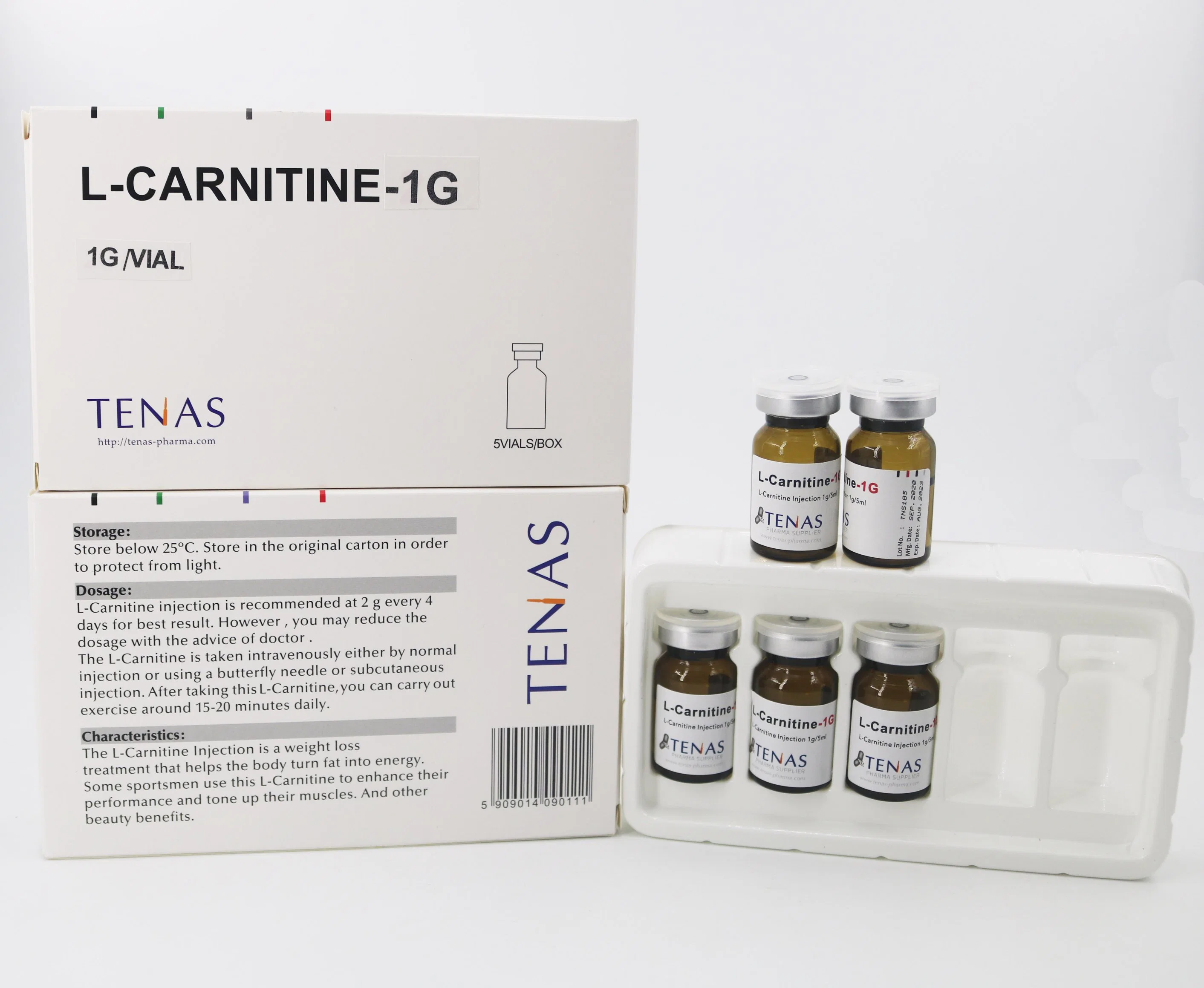 L Inyección de carnitina 2g para la pérdida de peso corporal