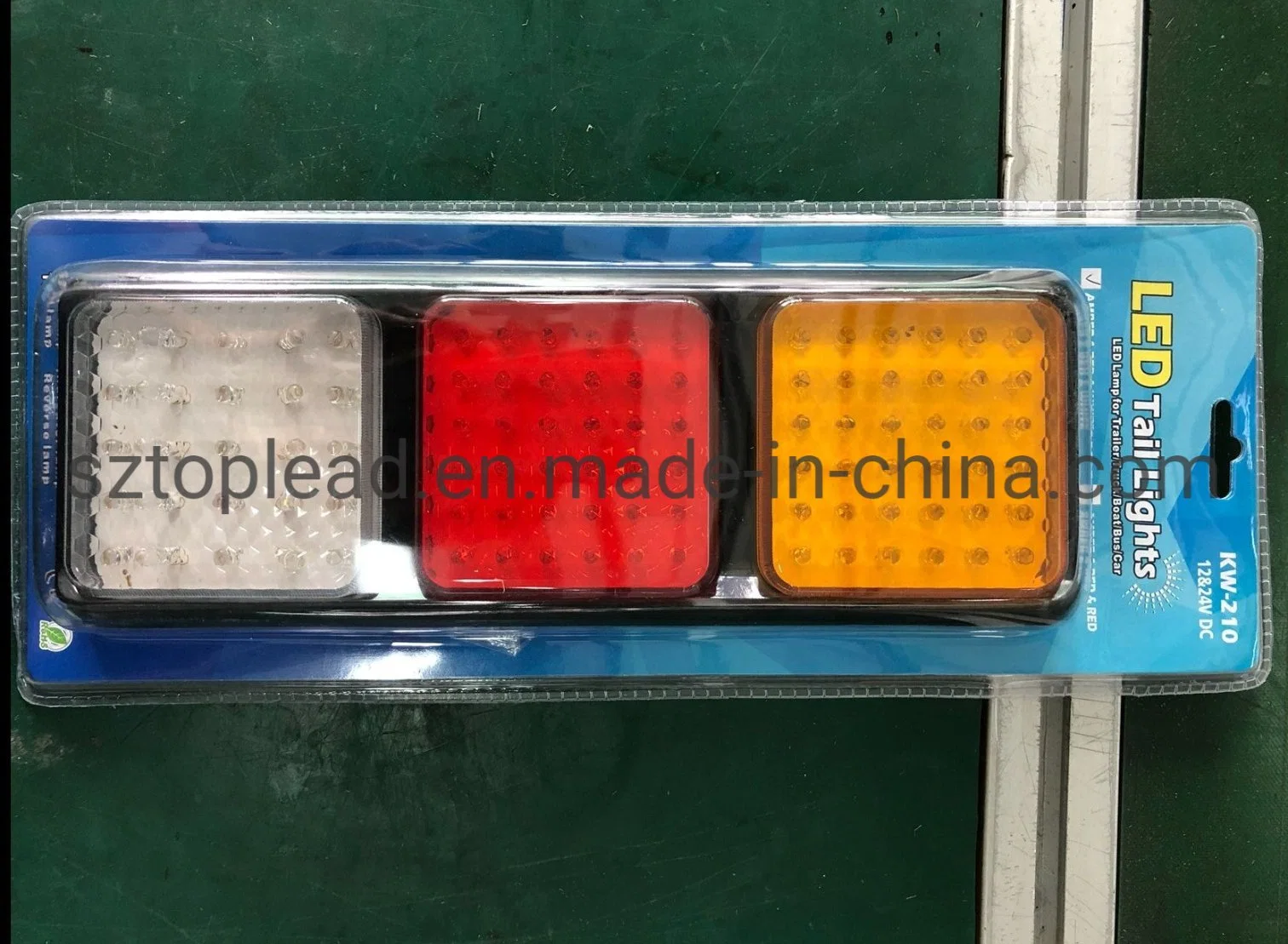 Toplead 12-28V LED LKW-Heckleuchte angedeutet Stop Combinatio Fahrbremsleuchte Fahrtrichtungsanzeiger Rückwärts Kw-210