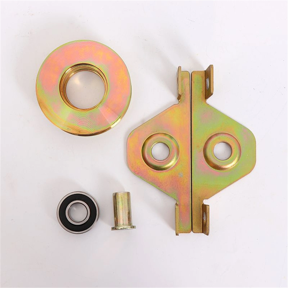 Y U V Groove Gate Wheel Industrial Door Track Caster Support All Customization Hardware Factory Direct Color Zinc Metal Heavy Duty Stable Sliding Gate Roller