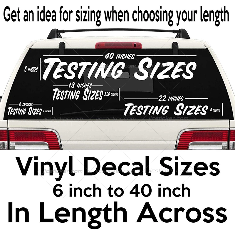 6PCS Car Side Body Vinyl Decal Sticker Racing