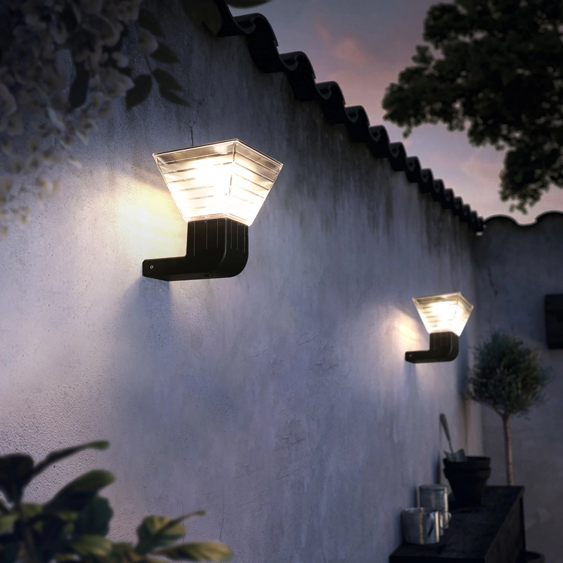 Hot Sales IP65 Waterproof Modern Outdoor Lights Solar Wall Lamp Decoration Lamps Factory Outdoor Waterproof Activated Wall Lamp