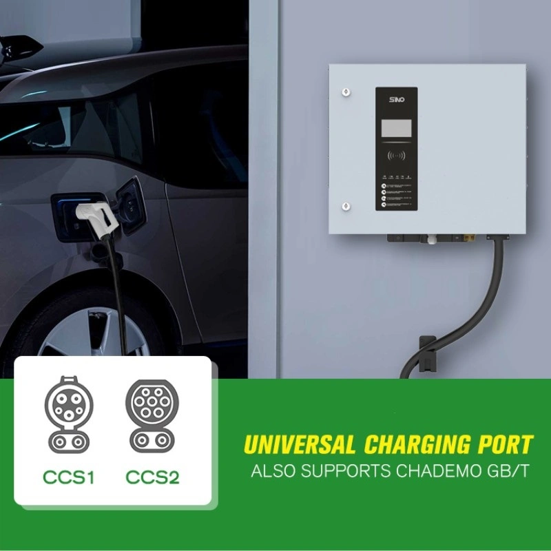 Cargador de DC portátil EV de conector GBT de 20kW 30kW CCS de 7kw15kw Nivel 2 Estación de carga de coche eléctrico de Banco de Energía Solar Móvil