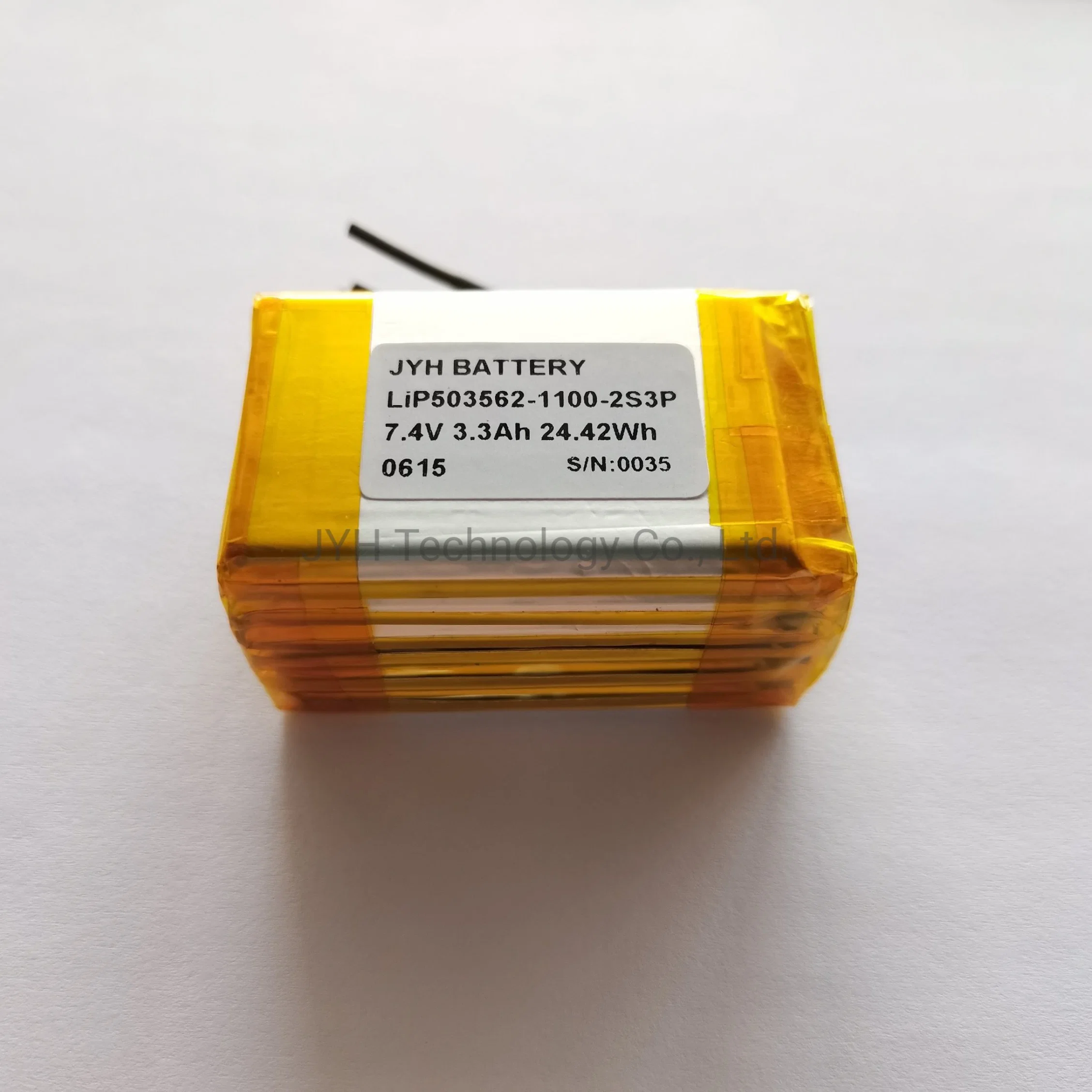 Lip503562-1100-2s3p de alta calidad Batería de litio polímero 503562 503562 3.7V 1100mAh Batería de polímero de litio