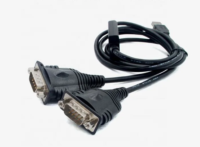 USB 2.0 to Serial (9pin) dB-9 RS-232 Adapter Cable Ftdi Chip