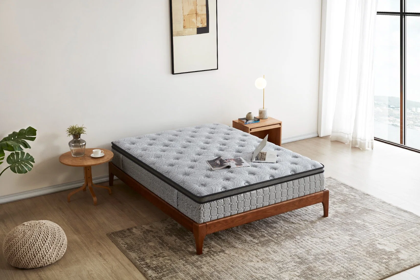 Customized Home Furniture Bedroom Bed Single Bed Household Memory Foam Pocket Spring Mattress