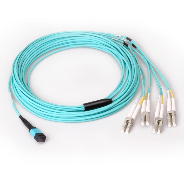 El 8 de 12 núcleos LC-conector macho de MPO MPO LC cable