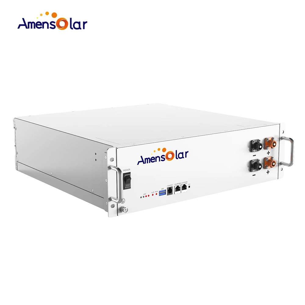 Amensolar Am5120 3u 51.2V 100ah Household Rack Structure 5kwh Solar Ess Solar Power Battery Storage