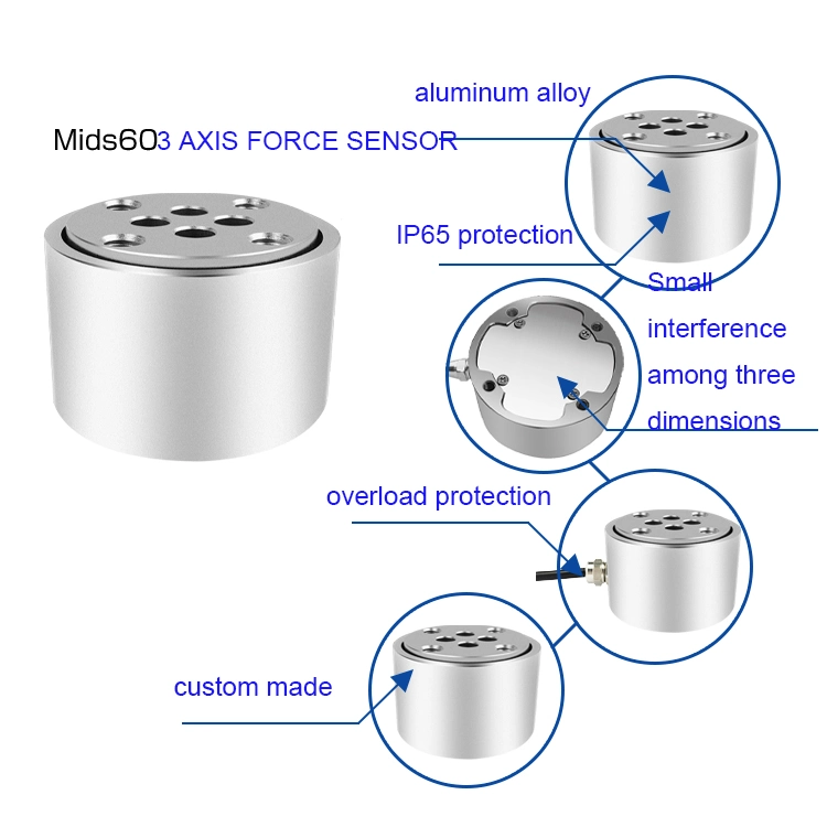 Zkmd High-Precision tres ejes del sensor de célula de carga