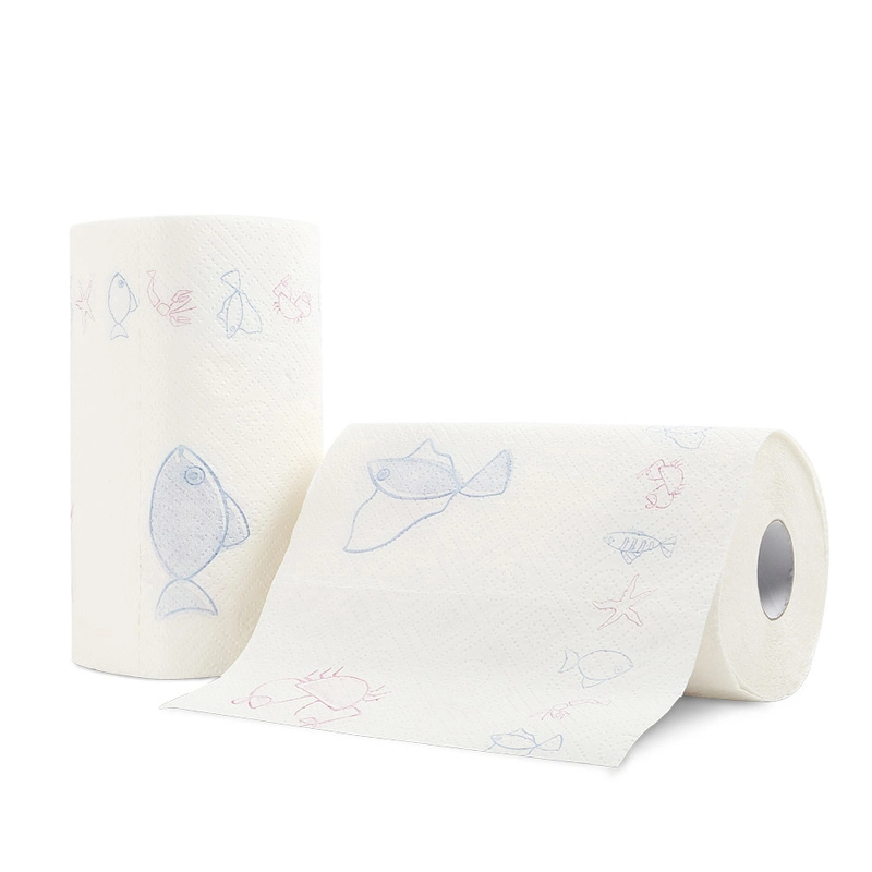 Toallitas de tela lavables Cocina Non-Woven de limpieza en seco y húmedo desechable papel Limpiar Oil-Free paños de plato de papel