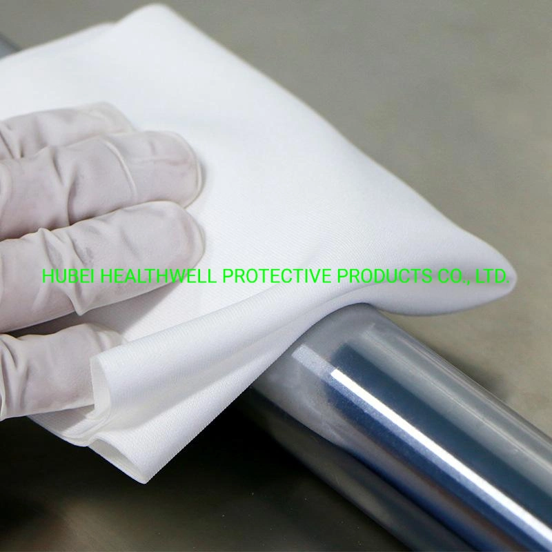 Manufacturer Industrial 100% Polyester Microfiber Customizable Clean Room Wiping Cloth Cleanroom Wiper
