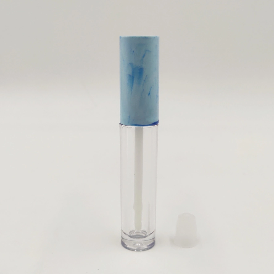 Transparent Square Small Lip Glaze Tube Plastic Packing with Brush