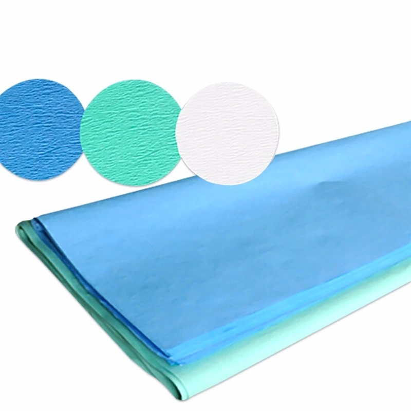 Disposable Waterproof Autoclave Sterilization Crepe Paper Medical Consumable