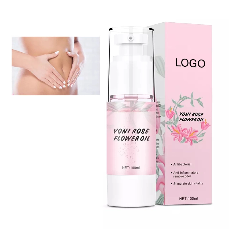 OEM Custom Logo Vagina Health Hygiene SPA Tightening Remove Bacterial Infections Organic Herbal Rose Yoni Essential Oil