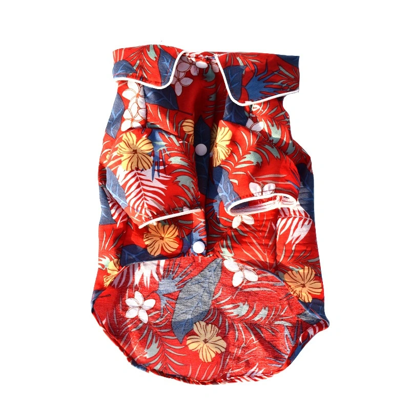 Hund Hemden Sommer Hund Kleidung Hawaiian Styles Bunte Blumen Hawaiian Wbb16670