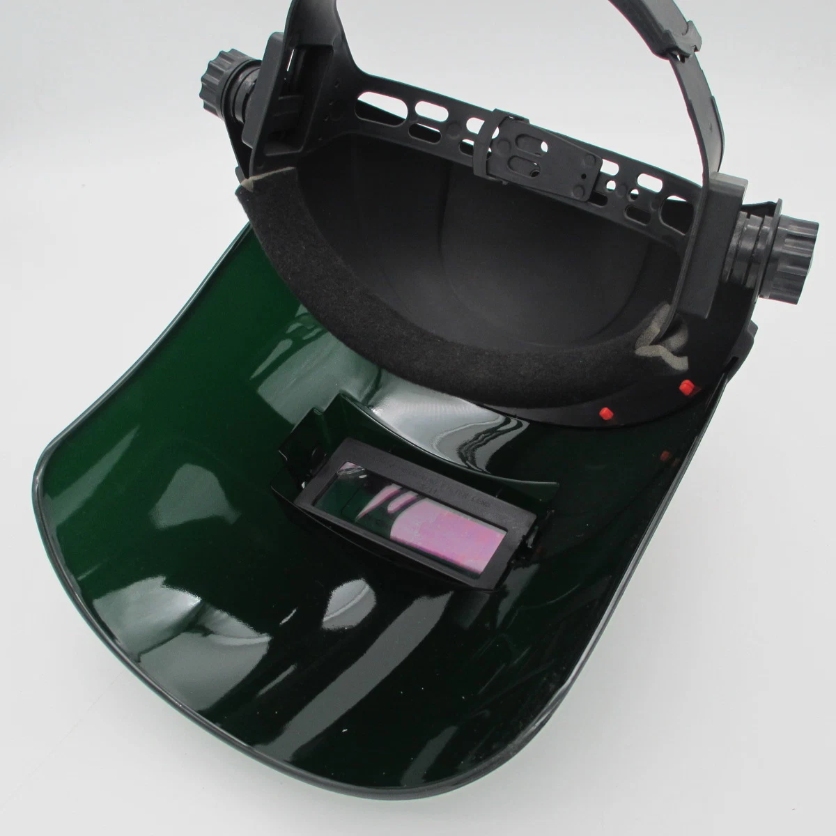 Dark Green Solar Power Big View Auto Darkening Welding Mask with Helmets