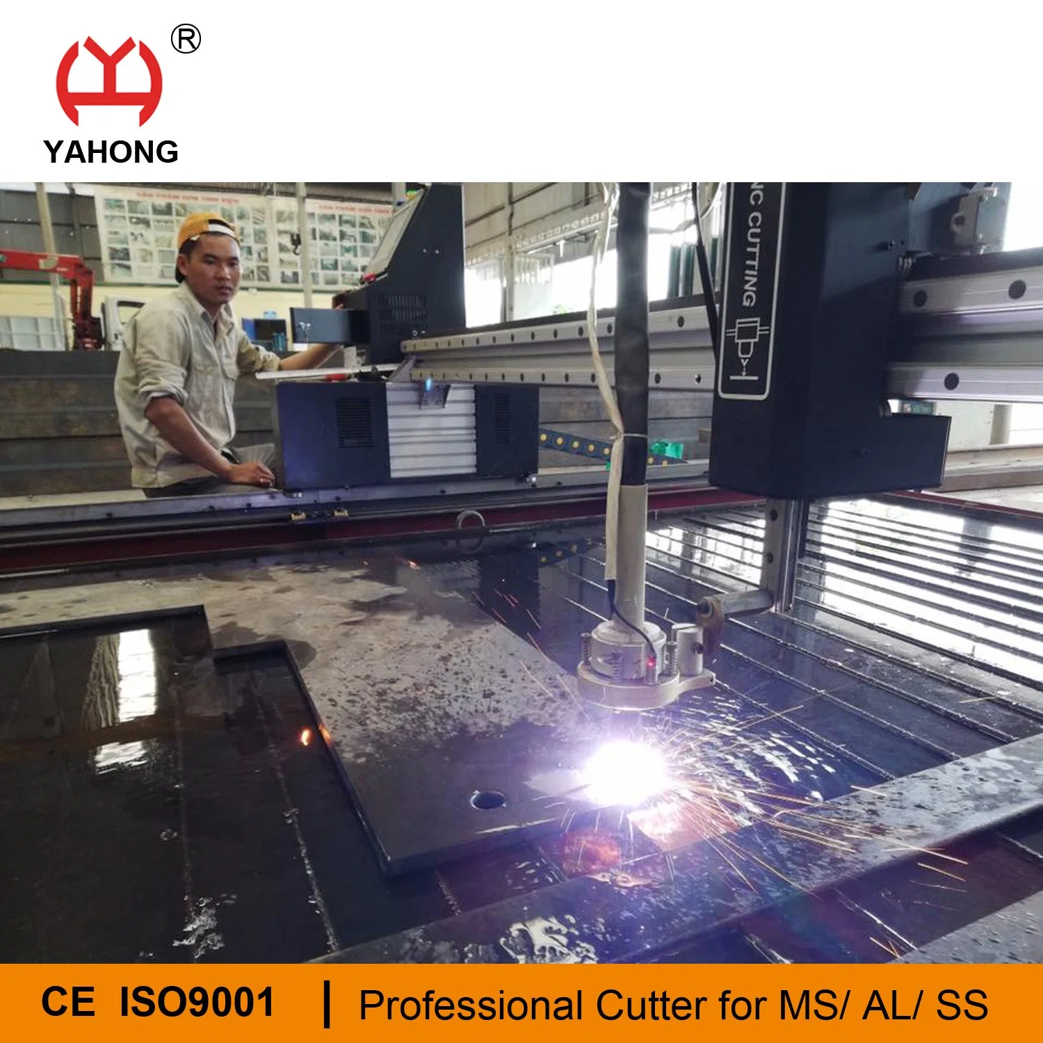 THC CNC plasma Cutter con autoignición llama 2m*4m