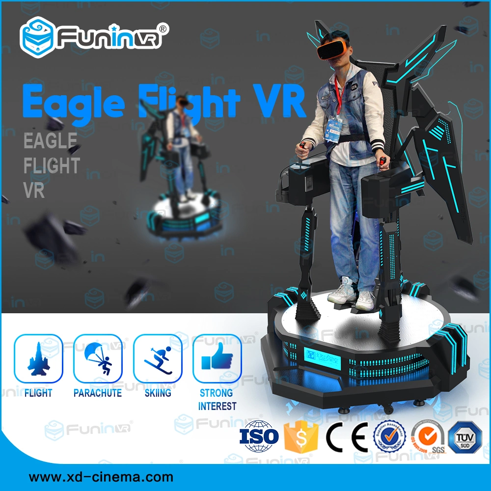 Amusement Virtual Reality Device Stand-up Vr Motion Flight Simulator