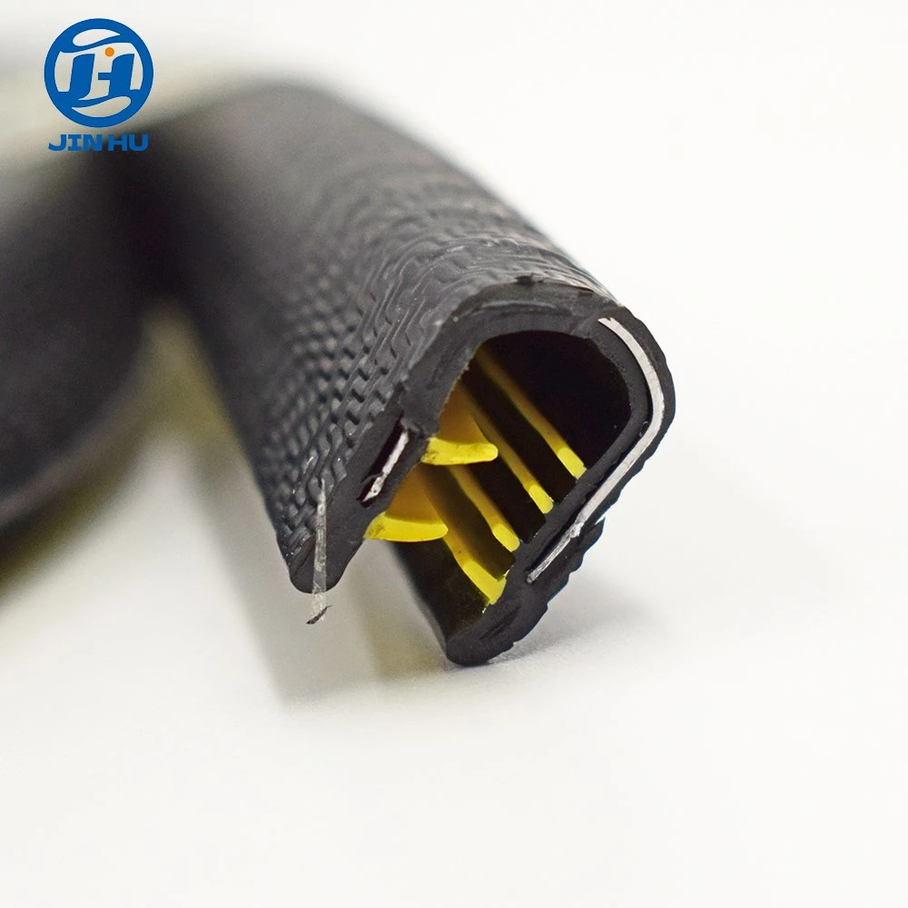 2023 Factory Supply Rubber Extrusion Metal Insert U Channel Door and Windows Car Edging Protection Seal Strip