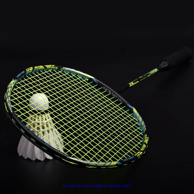 100% Full Carbon Fiber Indoor Price Grip Badminton Racket