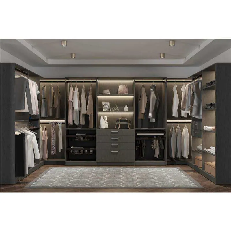 Cbmmart Luxury Modern Walk in Closet Cabinet Storage Wardrobe Dressing Room