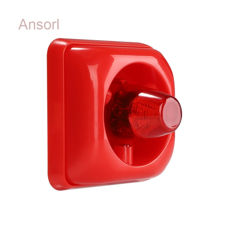 2 Wire Easy Connection Audia and Visual Fire Alarm Strobe Hooter