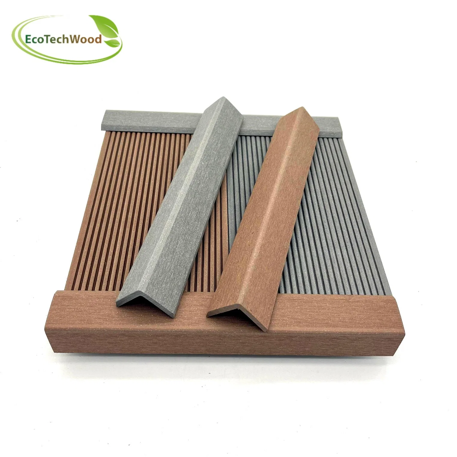 Waterproof Composite Deck Board End Skirting WPC Deck Covering